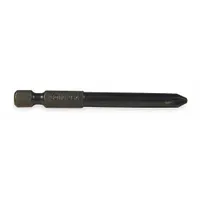 PROTO Power Bit: Power Bit, Imperial, PH2 Bit Industry Size, #2 Bit Size, Std, 2 13/16 in Overall Lg (MPN J60116)