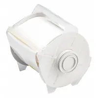 Continuous Label Stock: 4 1/4 in x 50 ft, Polyester, White (Gloss), Outdoor (MPN 76714)