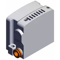 Side End Plate: 0.1 MPa to 0.7 MPa, -10°C to 50°C, 2 Ports, VVQC1000-3A-1-N9-S, VQC1000/2000 Series