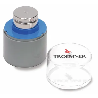 TROEMNER Calibration Weight: 1 kg Nominal Mass, Cylinder Calibration Wt, 1, No Certificate - Class 1 Calibration Weights