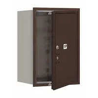 Mailbox: 4C, 1 Doors, Horizontal, 23 7/8 in H x 17 in W x 16 1/2 in D, Recessed Mounting, Lockable (MPN 3706S-1PZFU)