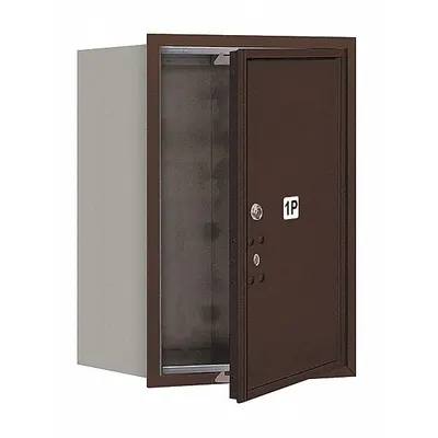 SALSBURY INDUSTRIES Mailbox: 4C, 1 Doors, Horizontal, 23 7/8 in H x 17 in W x 16 1/2 in D, Recessed Mounting - Single-Unit Mailboxes