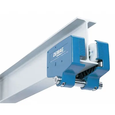 DEMAG Trolley: Push, 7,500 lb Max Hoist Load Capacity - Push Trolleys for Hoists