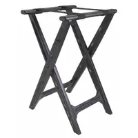 CSL Tray Stand: Plastic, Black, 18 1/2 in Overall Wd, 30 in Overall Ht, 17 1/4 in Overall Dp (MPN 1500BLK)
