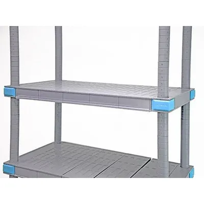 QUANTUM STORAGE SYSTEMS Label Holder for Millenia Shelves: Millenia, 53 1/2 in Overall Wd - Label Holders for Plastic Shelving