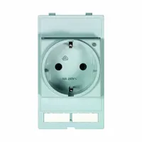 MURRELEKTRONIK Socket Insert: Germany VDE, 250 V AC Socket Volt Rating, 51 mm x 88 mm (MPN 4000-68000-0010000)