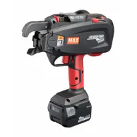 MAX Rebar Tying Tool Kit: 14.4V DC, No. 5 x No. 6, For 21 ga Wire, Less Than 1 sec/Tie, 3.9 Ah (MPN RB398)