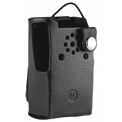 MOTOROLA Case with Fixed Belt Loop: Fits Motorola, Black, Hard Leather, Belt Loop/Cases - Motorola-Compatible Carrying Accessories