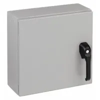 WIEGMANN Enclosure: Steel, 16 in x 20 in x 6 in, NEMA 12/13/3R/4, Solid Cover, Hinged, Painted (MPN N4121620061PTC)