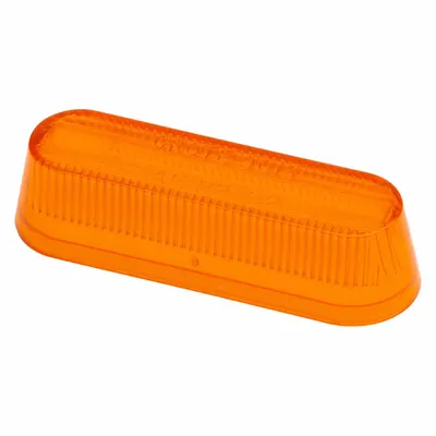 GROTE Replacement Lens: Oval, Clearance and Marker Light, 7/8 in Ht - Vehicle Lighting - Oval Replacement Lenses