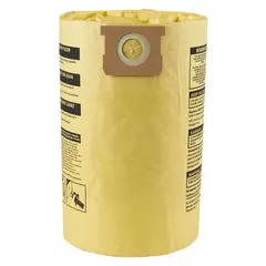 Standard replacement bag for dry material collection in Shop-Vac brand vacuums. Constructed of 2-ply paper for capturing dust and dirt. For dry pickup only.