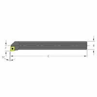 ULTRA-DEX USA Indexable Boring Bar: A05G SCLPL1.8-219 (MPN 957-000-009)