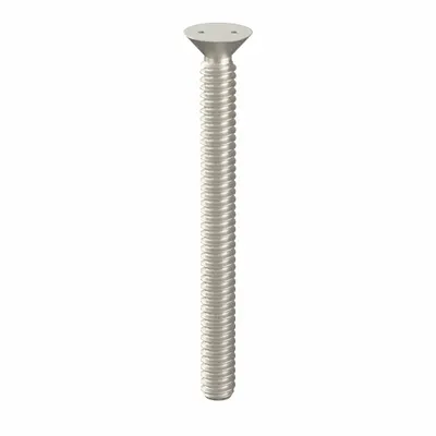 TAMPER-PRUF SCREW Tamper Resistant Screw: #6-32 Thread Size, 1 1/2 in Lg, Stainless Steel - Flat Head Tamper-Resistant Machine Screws