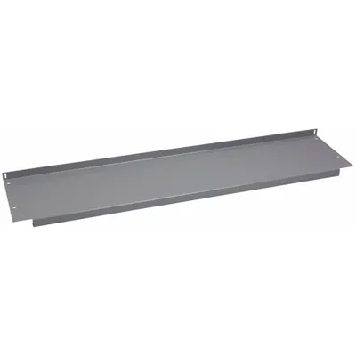 TENNSCO Lower Shelf: 60 in Overall Wd, 14 in Overall Dp, Gray, Steel - Shelves for Workbenches