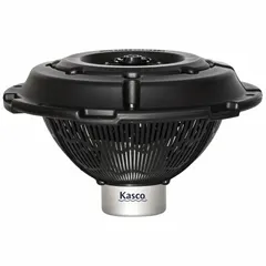 This KASCO fountain pump is designed for decorative pond and water feature applications. It operates on 120V AC and delivers a maximum spray height of 7 ft and spray width of 20 ft. The pump includes a 100 ft power cord for flexible installation.