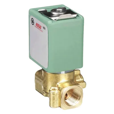 REDHAT Solenoid Valve: 3-Way, Normally Closed, 1/8 in Pipe Size, 24V AC, Compact - 3-Way/2-Position, Normally Closed Solenoid Valves