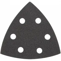 MILWAUKEE Oscillating Tool Sanding Sheet: 3 1/2 in Wd, 120 Grit, Sanding Sheet, 6 PK (MPN 49-25-2120)