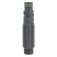AQUOR WATER SYSTEMS Hose Connector: Acetal, Gray, Check Valve (MPN CN-S1-G)