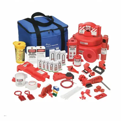 SKILCRAFT Portable Lockout Kit - Portable Electrical & Valve Lockout Kits