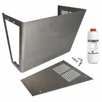 Filter mounting hardware and maintenance kit for bi-level filtered coolers and bottle filling stations. Includes a wrapper with side access panel and a replacement filter for routine servicing
