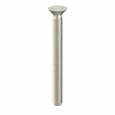 TAMPER-PRUF SCREW Tamper Resistant Screw: 1/4"-20 Thread Size, 2 1/2 in Lg, Stainless Steel - Flat Head Tamper-Resistant Machine Screws