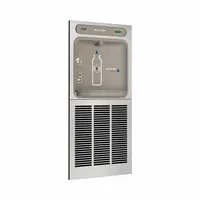 ELKAY Bottle Filler: On-Wall, 8 gph @ 50°F, Stainless Steel, Silver, Stainless, 40 7/8 in Overall Ht (MPN EZWSGRN8K)