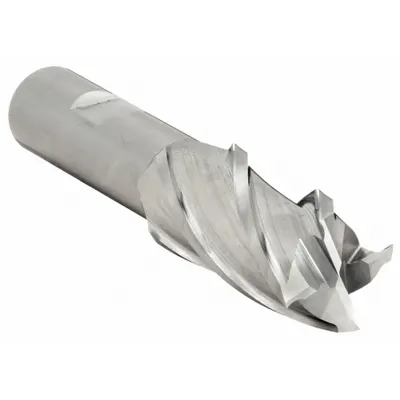 CLEVELAND Square End Mill: High Speed Steel, 4 Flute, 25 mm Mill Dia, 2" LOC - General Purpose High-Speed Steel Square End Mills