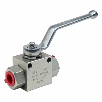 CHIEF Hydraulic Ball Valve: Not Lockable, 4.51 in Handle Lg, Two-Way Ways, 2.08 in Overall Ht - Hydraulic Ball Valves