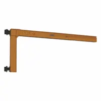 CALDWELL Jib Crane: Wall Mounted, 500 lb Load Capacity, 14 ft Overall Beam Lg, 4 in Beam Flange Wd (MPN E180-1/4-14)