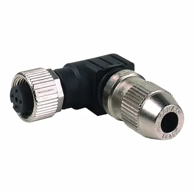 MURRELEKTRONIK Circular Connector: A Coded, 4 Socket, M12 Screw, IP67, IDC - Field-Wireable Industrial M12 Circular Connectors