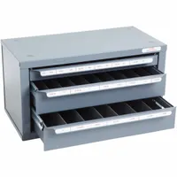 HUOT Tap and Drill Dispenser: 29 Compartments, For #6-32 to 1/2"-20 Taps (MPN 13590)