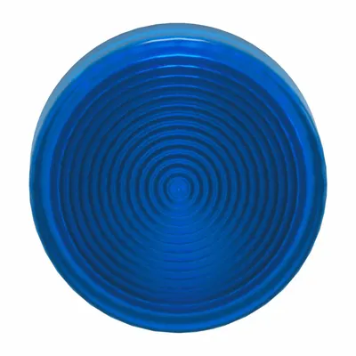 SCHNEIDER Pilot Light Head: 22 mm Panel Mounting Hole Dia, Blue, Fresnel, LED - Pilot-Light Heads