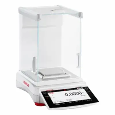 OHAUS Lab Scale: 320 g Capacity, 0.1 mg Readability, 0.1 mg Repeatability, 0.2 mg Linearity - Analytical Lab Balances