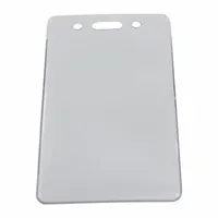 Badge Holder: Pouch, Vertical, 2 1/2 in Badge Pouch Wd, 4 3/8 in Badge Pouch Ht, Plastic, 50 PK (MPN BAU 47820)