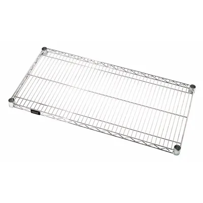 QUANTUM STORAGE SYSTEMS Metal Shelving: 48 in x 18 in, 1 Shelves, Split Sleeve - Wire Shelves for Dry Use
