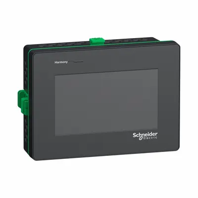 SCHNEIDER ELECTRIC Touch Panel: TFT Color LCD, 4 in Display Screen Size, 24V DC - Schneider Harmony GTO Series HMIs