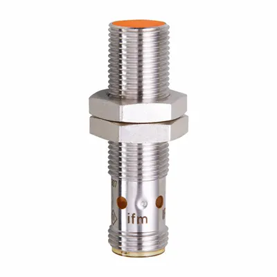 IFM Inductive Cylindrical Proximity Sensor: Built-in Connector, Shielded, 3 Wires - Cylindrical Sensors with Built-in Connectors