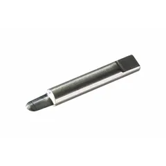 Steel rounded-edge replacement blades for wire strippers, with a 3-inch overall length. Designed for stripping round cable jackets in electrical and industrial applications. Manufacturer part number 03961.