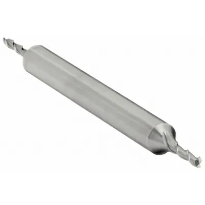 YG-1 Square End Mill: High Speed Steel, Double End, 2 Flute, 1/16" Mill Dia - Double-End High-Speed Steel Square End Mills