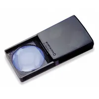 BAUSCH & LOMB Packette Magnifier: 5X to 20X, 2 in/5.1 cm Focal Distance, 37 mm Lens Dia, 20D Diopter (MPN 81-31-33)