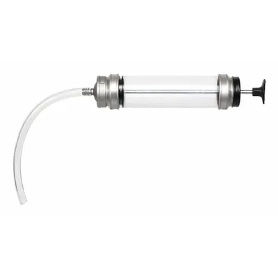 WESTWARD Suction Gun: 14 oz Capacity, Clear, 12 in Hose Lg, Flex, Polycarbonate - Suction Guns