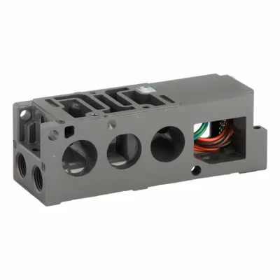 NUMATICS Manifold Kit: 5 Coefficient of Volume (Cv), Plug-In, Female 1/2 in NPT - Numatics Mark 55 Manifolds & Bases