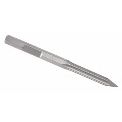 BOSCH Breaker and Demolition Hammer Chisel: 1/4 in Head Wd, 16 in Overall Lg - Chisel Bits for Breaker & Demolition Hammers