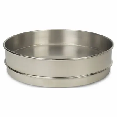 ADVANTECH Test Sieve Pan: 12 in Overall Dia - Sieve Pans