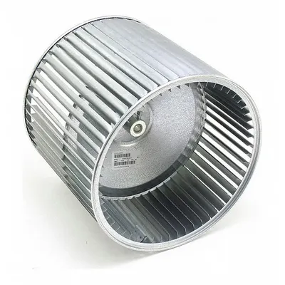 HEIL QUAKER Blower Wheel: 11 in Dia, 10 in W, CW Hub End, Steel Wheel, 1 Inlets, 1/2 in Bore - Dual-Inlet Forward-Curved Blower Wheels