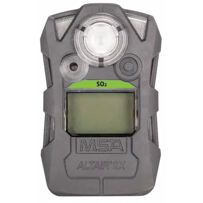 MSA Single-Gas Detector: IP67, Sulfur Dioxide ( SO2), MSA ALTAIR 2X, Lithium - Single Gas Detectors