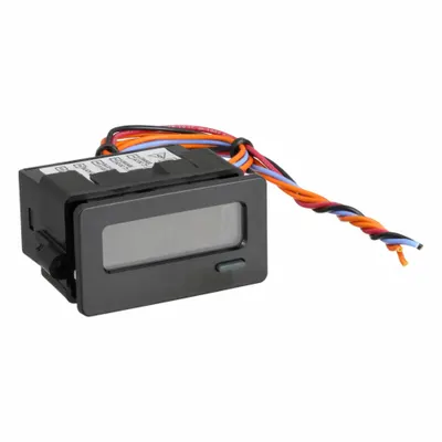 RED LION Counter: Hour Meters, DIN Track Mounting, 1 1/8 in x 2 in, UL, 10 kHz Count Speed - Max - Digital Counters