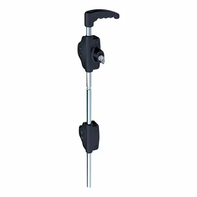 LOKKBOLT Drop Rod: Drop Rod, Drop Rod, 9/16 in Bolt Head Dia, LokkBolt 24", Steel - Gate Drop Rods & Cane Bolts