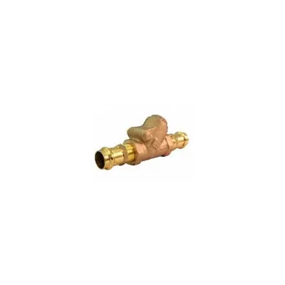 MILWAUKEE VALVE Swing Check Valve: Swing, T-Style Valve Body, 3 in Pipe Size, Press x Press - Lead-Free Bronze Inline Swing Check Valves
