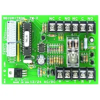 Multi-function timer accessory for power supplies, used to add timed control functionality in access control and security systems. Enables timing operations such as door lock release delays or alarm timing